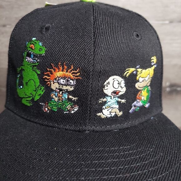 2018 Nickelodeon Rugrats Toddler Hat Cap Snapback Adjustable Black Embroidered - Picture 6 of 8